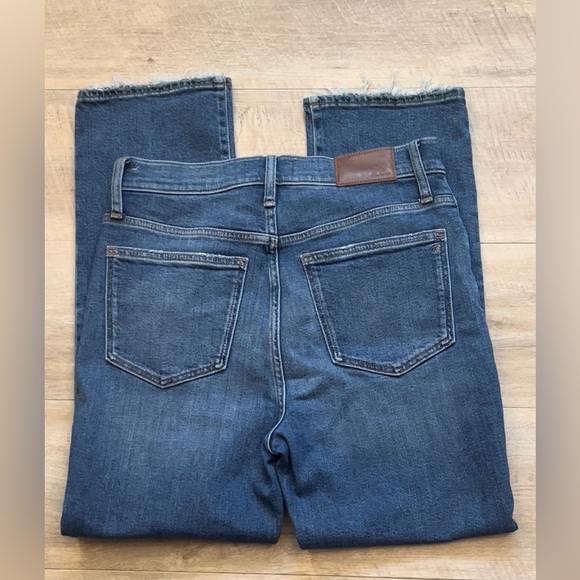 Madewell Slim Demi Boot Raw Hem Ankle Jeans Size 27 - Picture 11 of 11